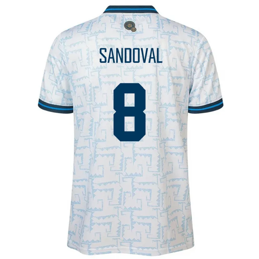 Danxen Dětské Salvador Emerson Sandoval #8 Bílý Daleko Hráčské Dresy 24-26 Dres