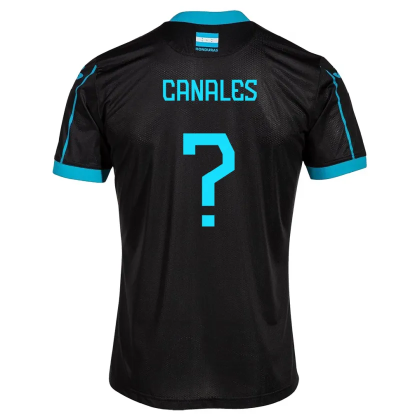 Danxen Dětské Honduras Cristian Canales #0 Černá Daleko Hráčské Dresy 24-26 Dres