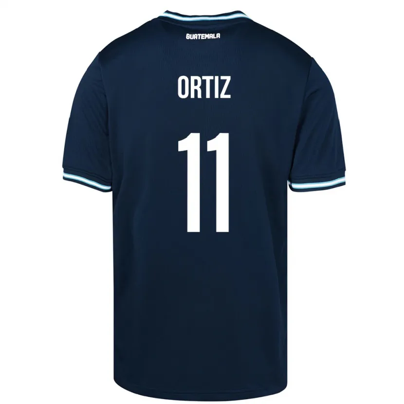 Danxen Dětské Guatemala Andersson Ortiz #11 Modrý Daleko Hráčské Dresy 24-26 Dres
