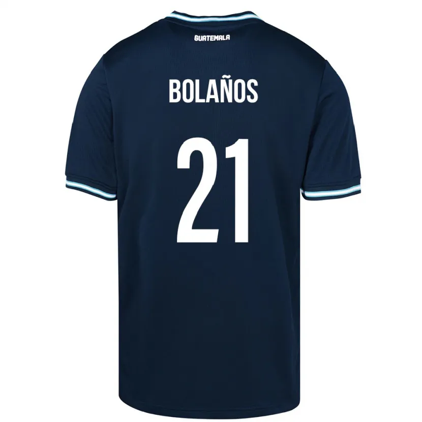 Danxen Dětské Guatemala Diego Bolaños #21 Modrý Daleko Hráčské Dresy 24-26 Dres