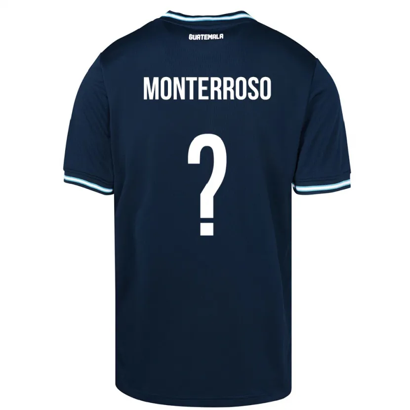 Danxen Dětské Guatemala María Monterroso #0 Modrý Daleko Hráčské Dresy 24-26 Dres