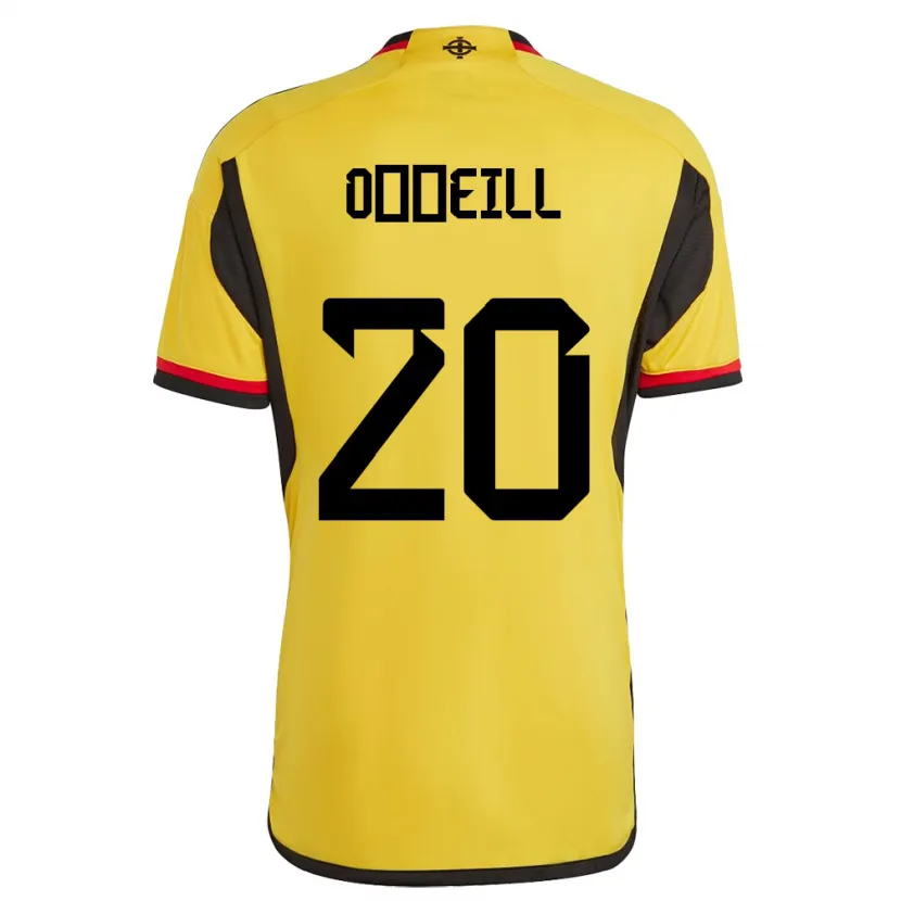 Danxen Dětské Severní Irsko Ceadach O’neill #20 Bílý Daleko Hráčské Dresy 24-26 Dres