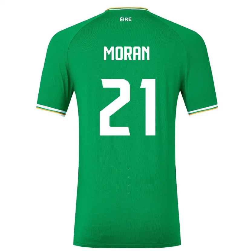 Danxen Pánské Irsko Andy Moran #21 Zelená Domů Hráčské Dresy 24-26 Dres