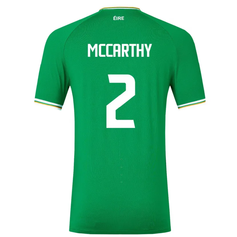 Danxen Pánské Irsko Savannah Mccarthy #2 Zelená Domů Hráčské Dresy 24-26 Dres