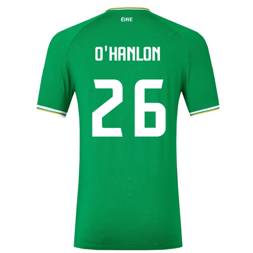 Danxen Pánské Irsko Tara O'hanlon #26 Zelená Domů Hráčské Dresy 24-26 Dres