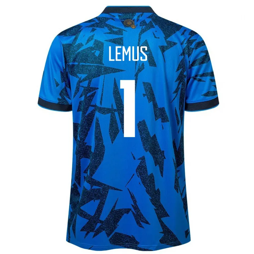 Danxen Pánské Salvador Hamilton Lemus #1 Modrý Domů Hráčské Dresy 24-26 Dres