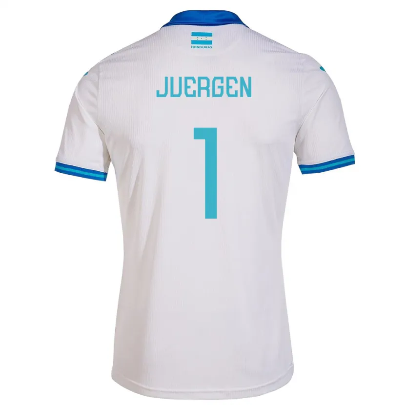 Danxen Pánské Honduras Juergen García #1 Bílý Domů Hráčské Dresy 24-26 Dres
