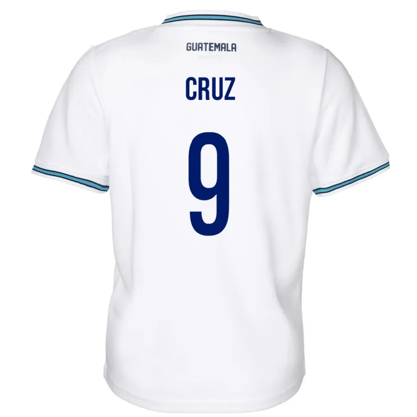Danxen Pánské Guatemala Celsa Cruz #9 Bílý Domů Hráčské Dresy 24-26 Dres