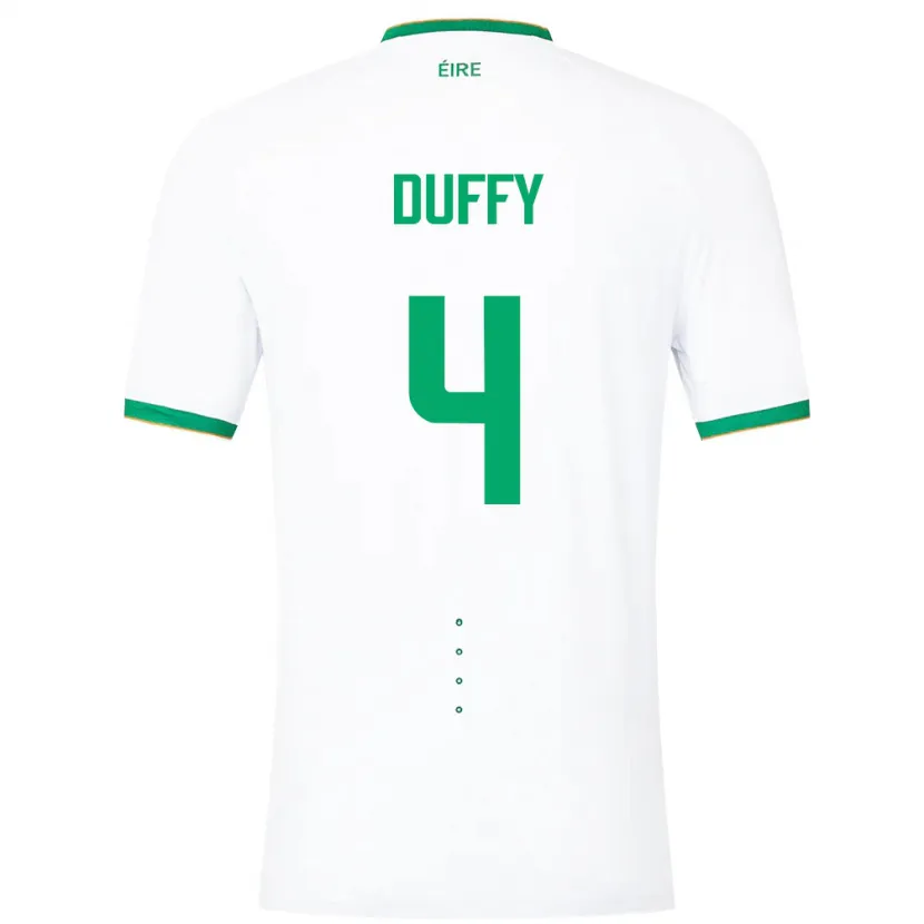 Danxen Pánské Irsko Shane Duffy #4 Bílý Daleko Hráčské Dresy 24-26 Dres
