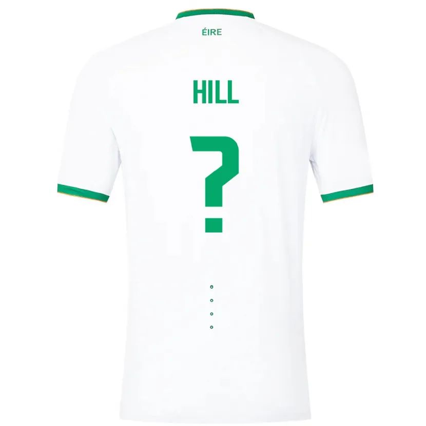 Danxen Pánské Irsko Tom Hill #0 Bílý Daleko Hráčské Dresy 24-26 Dres