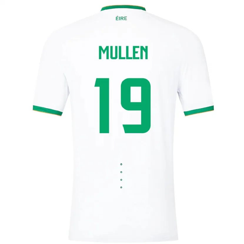 Danxen Pánské Irsko Senan Mullen #19 Bílý Daleko Hráčské Dresy 24-26 Dres