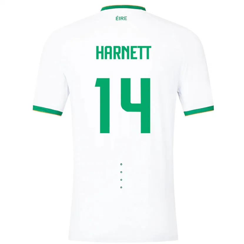 Danxen Pánské Irsko Kaylem Harnett #14 Bílý Daleko Hráčské Dresy 24-26 Dres