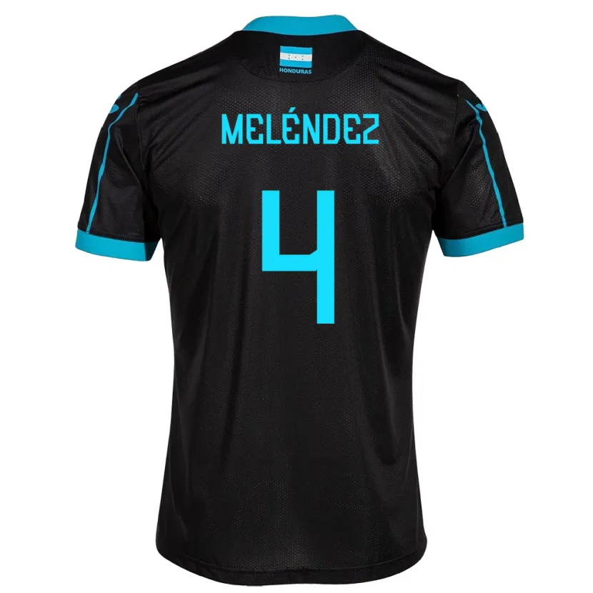 Danxen Pánské Honduras Carlos Meléndez #4 Černá Daleko Hráčské Dresy 24-26 Dres