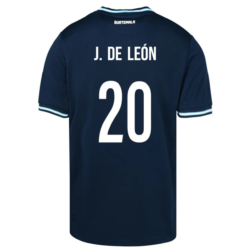 Danxen Pánské Guatemala Jorge De León #20 Modrý Daleko Hráčské Dresy 24-26 Dres