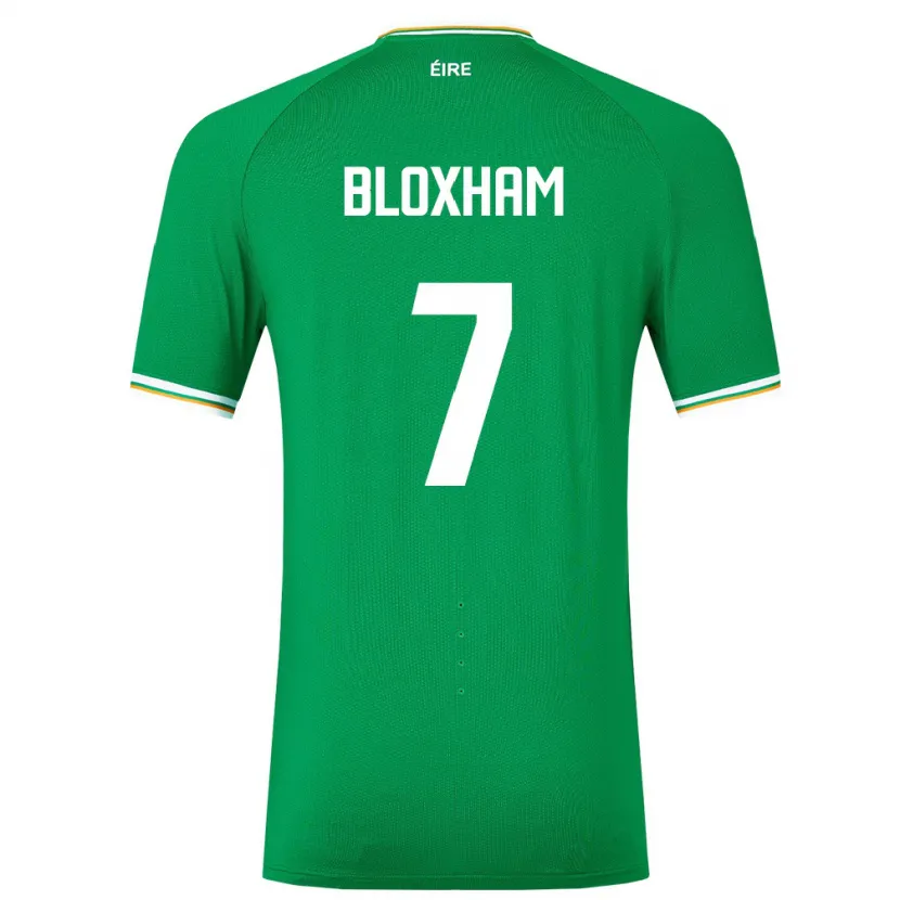 Danxen Dámské Irsko Tom Bloxham #7 Zelená Domů Hráčské Dresy 24-26 Dres