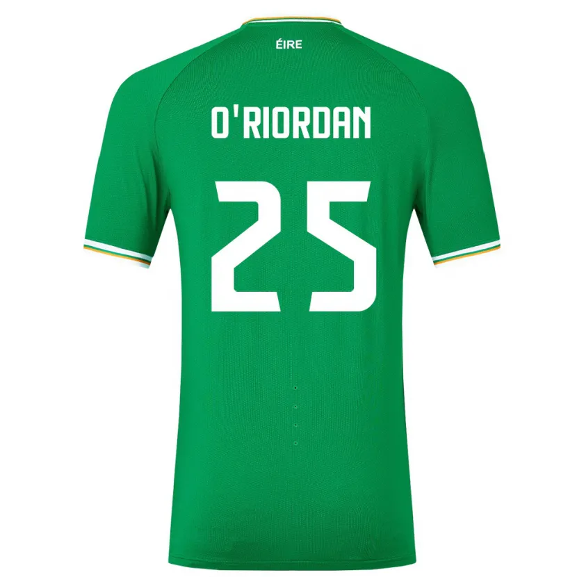 Danxen Dámské Irsko Claire O'riordan #25 Zelená Domů Hráčské Dresy 24-26 Dres