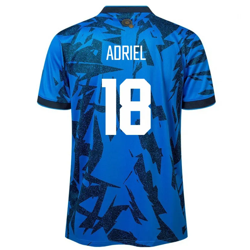 Danxen Dámské Salvador Adriel Martínez #18 Modrý Domů Hráčské Dresy 24-26 Dres