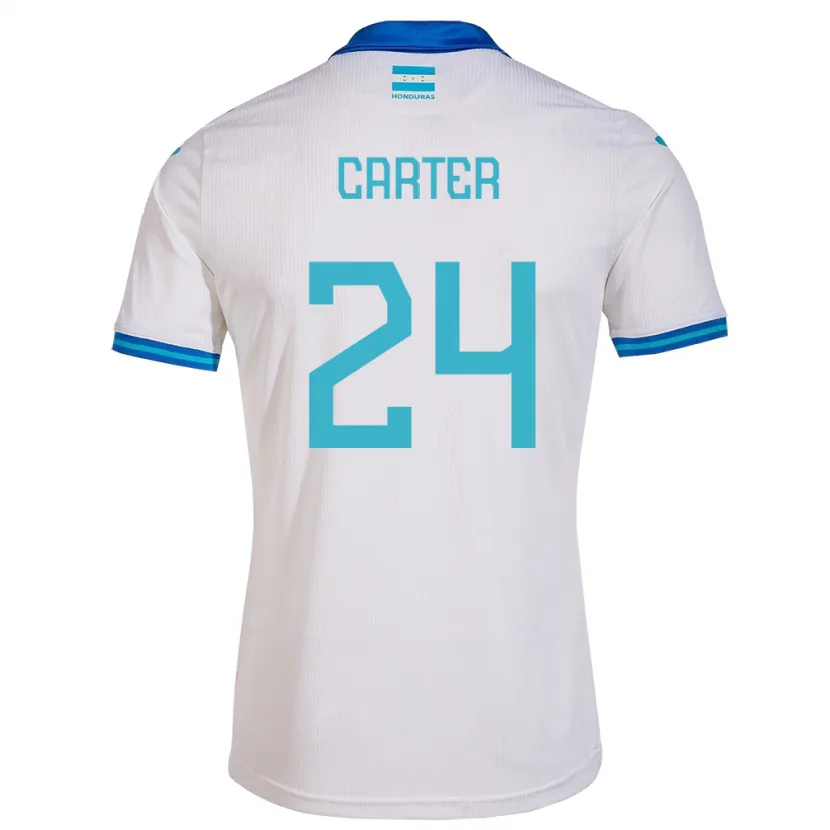 Danxen Dámské Honduras Daniel Carter #24 Bílý Domů Hráčské Dresy 24-26 Dres