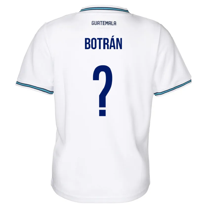 Danxen Dámské Guatemala Sabrina Botrán #0 Bílý Domů Hráčské Dresy 24-26 Dres