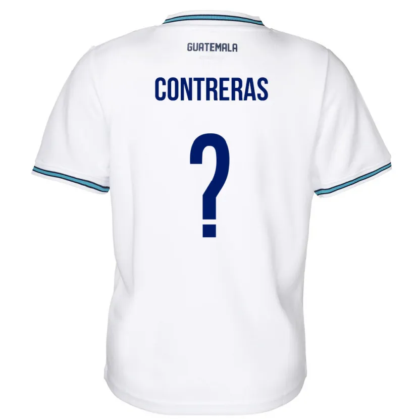 Danxen Dámské Guatemala Betzael Contreras #0 Bílý Domů Hráčské Dresy 24-26 Dres