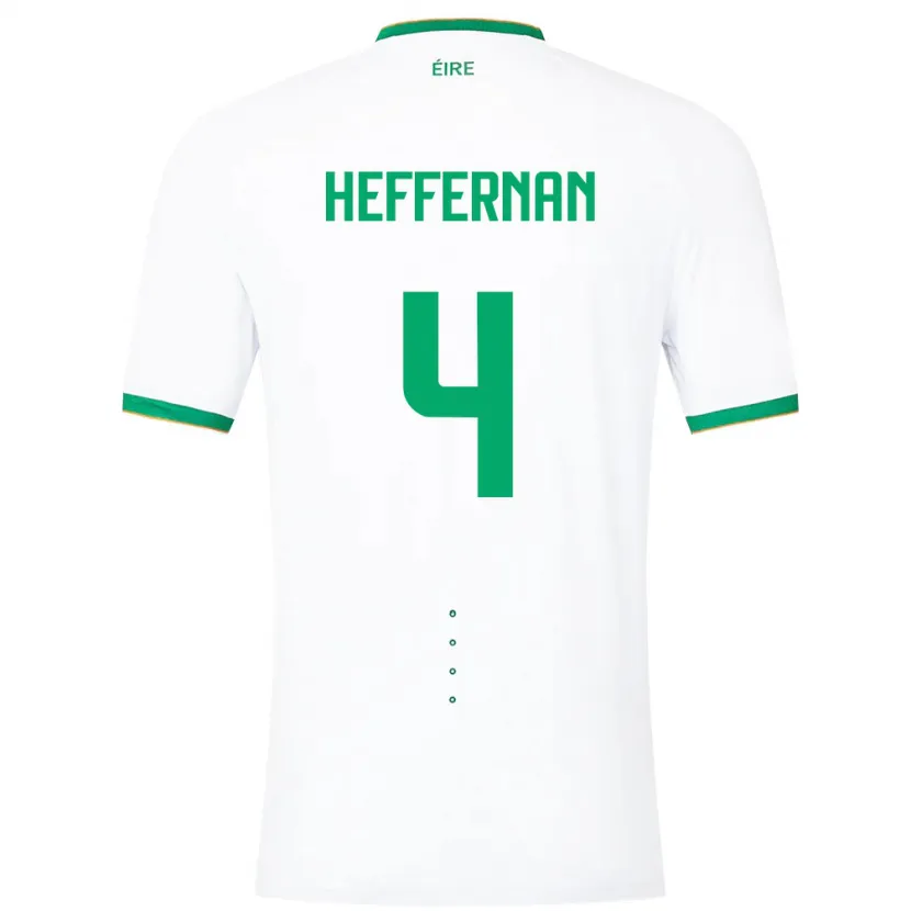 Danxen Dámské Irsko Cathal Heffernan #4 Bílý Daleko Hráčské Dresy 24-26 Dres