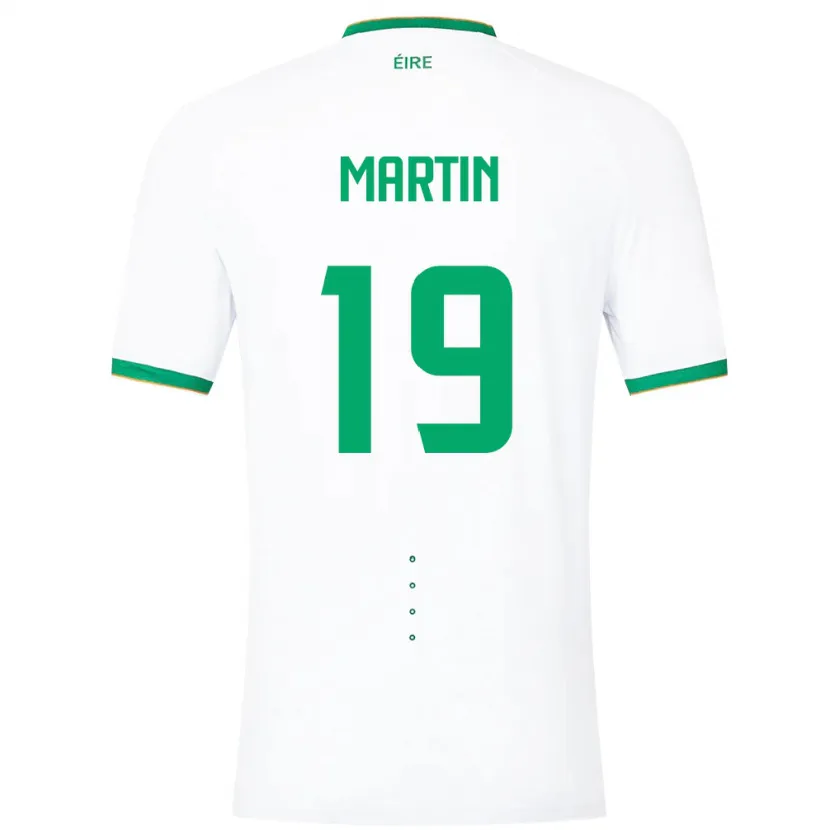 Danxen Dámské Irsko William Martin #19 Bílý Daleko Hráčské Dresy 24-26 Dres