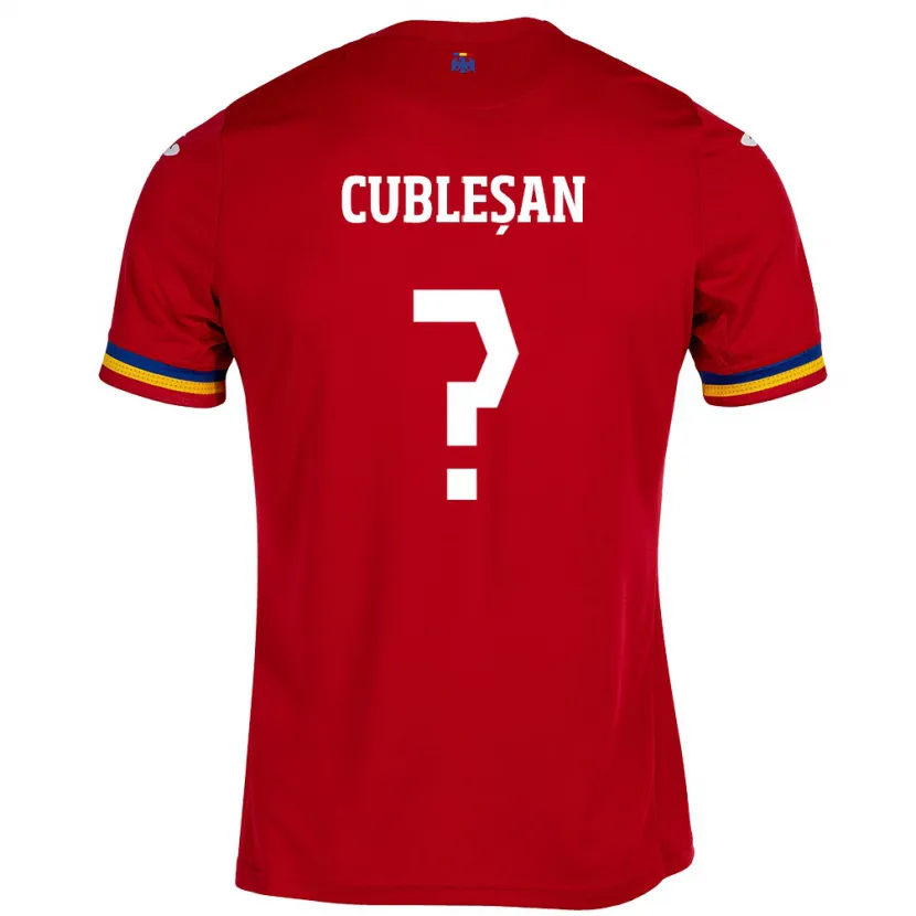 Danxen Dámské Rumunsko Andrei Cubleșan #0 Červené Daleko Hráčské Dresy 24-26 Dres