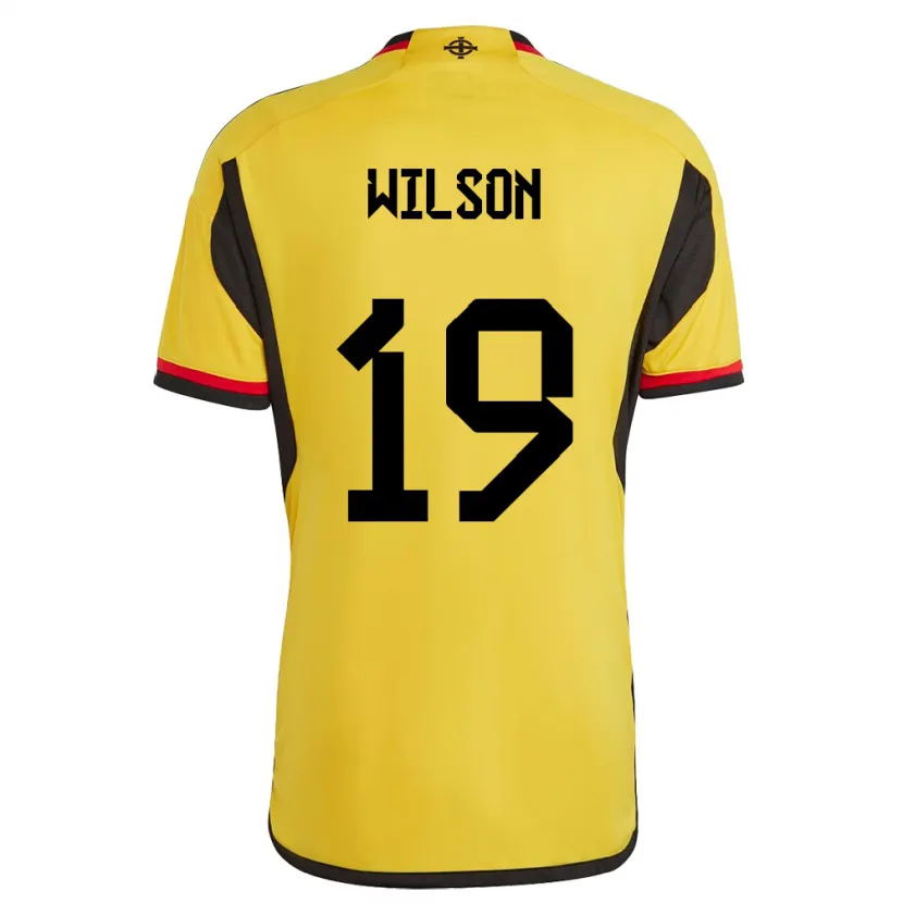 Danxen Dámské Severní Irsko Emily Wilson #19 Bílý Daleko Hráčské Dresy 24-26 Dres