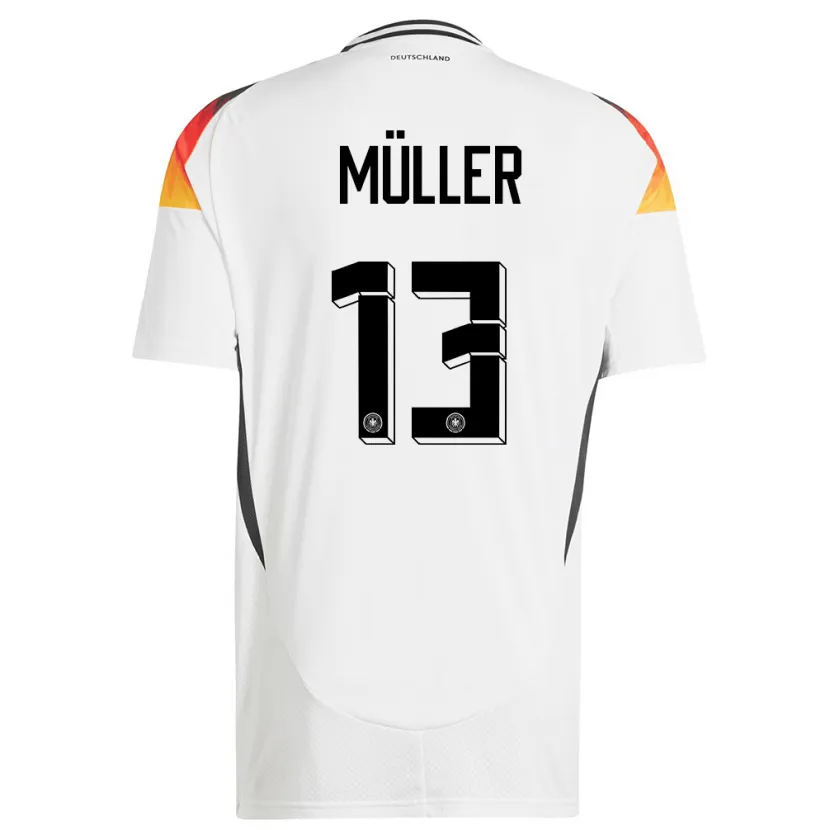 Danxen Dětské Německo Thomas Muller #13 Bílý Domů Hráčské Dresy 24-26 Dres