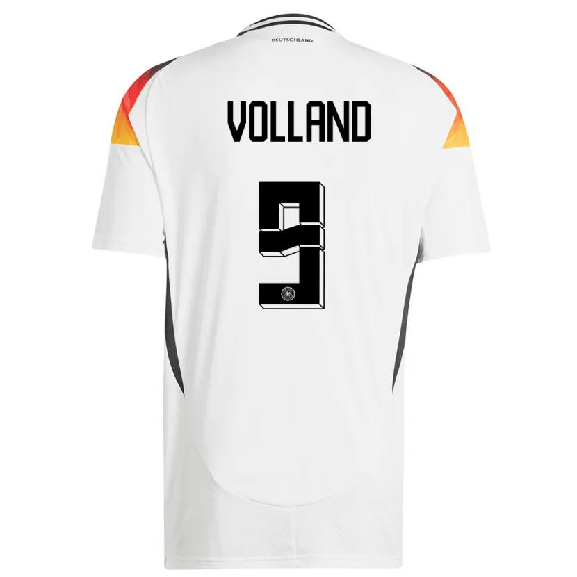 Danxen Dětské Německo Kevin Volland #9 Bílý Domů Hráčské Dresy 24-26 Dres