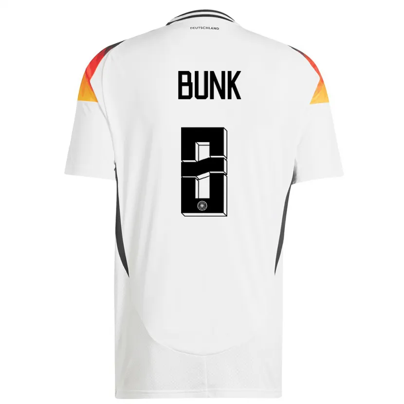 Danxen Dětské Německo Daniel Bunk #8 Bílý Domů Hráčské Dresy 24-26 Dres
