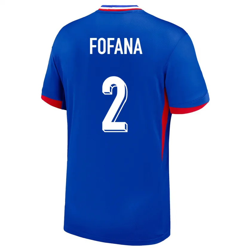 Danxen Dětské Francie Wesley Fofana #2 Modrý Domů Hráčské Dresy 24-26 Dres