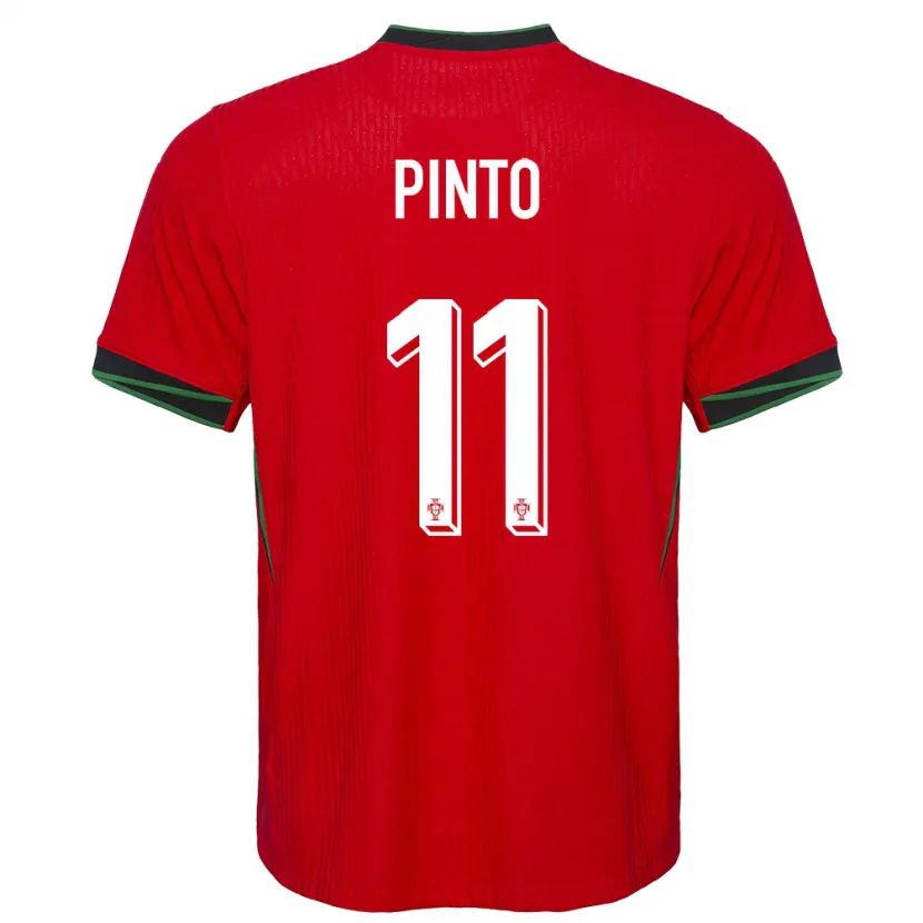 Danxen Dětské Portugalsko Tatiana Pinto #11 Červené Domů Hráčské Dresy 24-26 Dres
