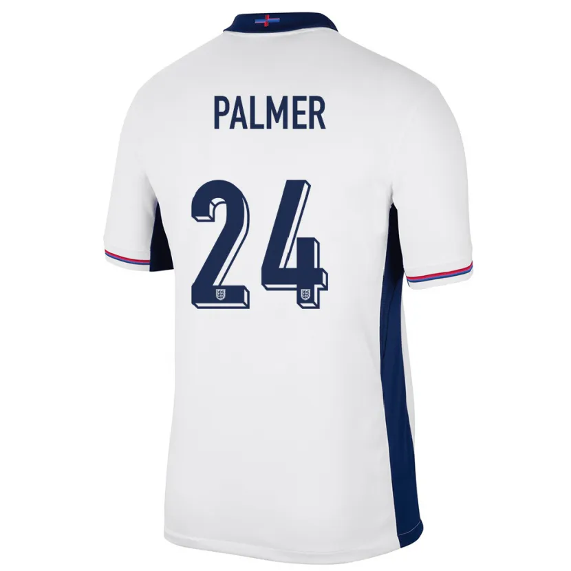 Danxen Dětské Anglie Cole Palmer #24 Bílý Domů Hráčské Dresy 24-26 Dres