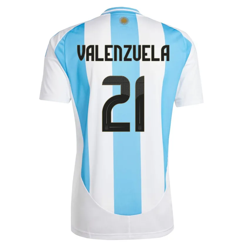Danxen Dětské Argentina Fernando Valenzuela #21 Bílá Modrá Domů Hráčské Dresy 24-26 Dres