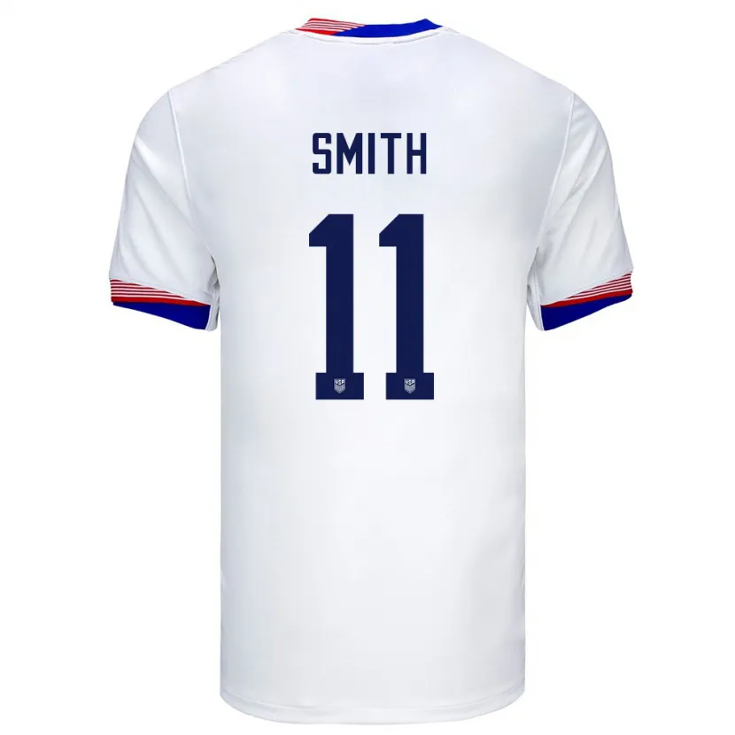 Danxen Dětské Spojené Státy Americké Sophia Smith #11 Bílý Domů Hráčské Dresy 24-26 Dres
