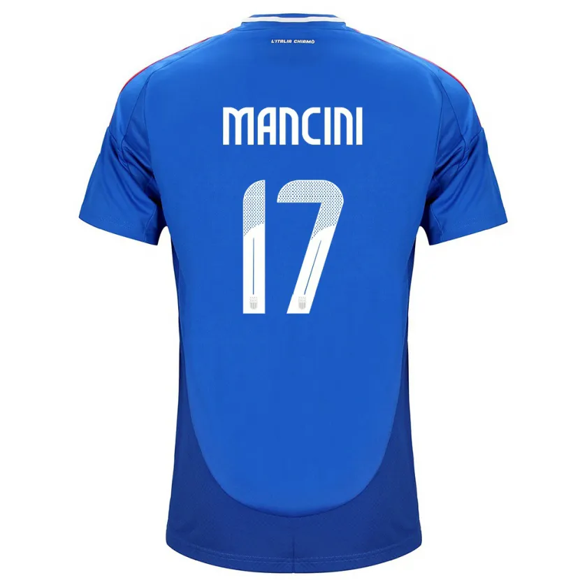 Danxen Dětské Itálie Gianluca Mancini #17 Modrý Domů Hráčské Dresy 24-26 Dres