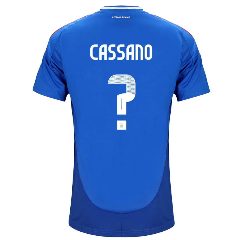Danxen Dětské Itálie Claudio Cassano #0 Modrý Domů Hráčské Dresy 24-26 Dres