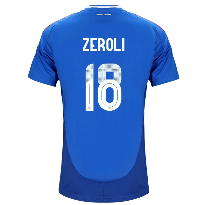 Danxen Dětské Itálie Kevin Zeroli #18 Modrý Domů Hráčské Dresy 24-26 Dres