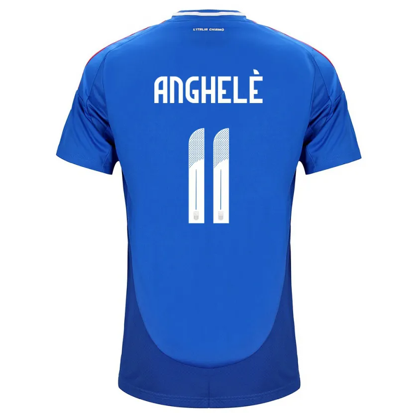 Danxen Dětské Itálie Lorenzo Anghelè #11 Modrý Domů Hráčské Dresy 24-26 Dres