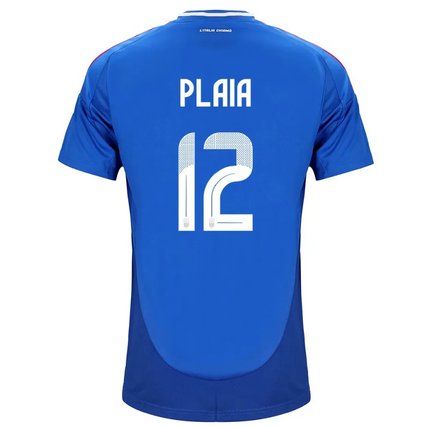 Danxen Dětské Itálie Francesco Plaia #12 Modrý Domů Hráčské Dresy 24-26 Dres