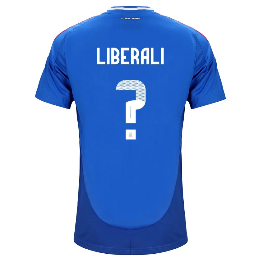Danxen Dětské Itálie Mattia Liberali #0 Modrý Domů Hráčské Dresy 24-26 Dres
