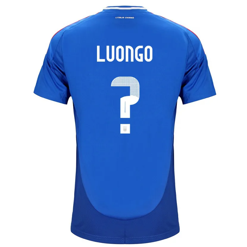 Danxen Dětské Itálie Andrea Luongo #0 Modrý Domů Hráčské Dresy 24-26 Dres