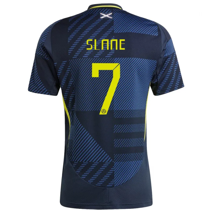 Danxen Dětské Skotsko Paul Slane #7 Tmavě Modrá Domů Hráčské Dresy 24-26 Dres