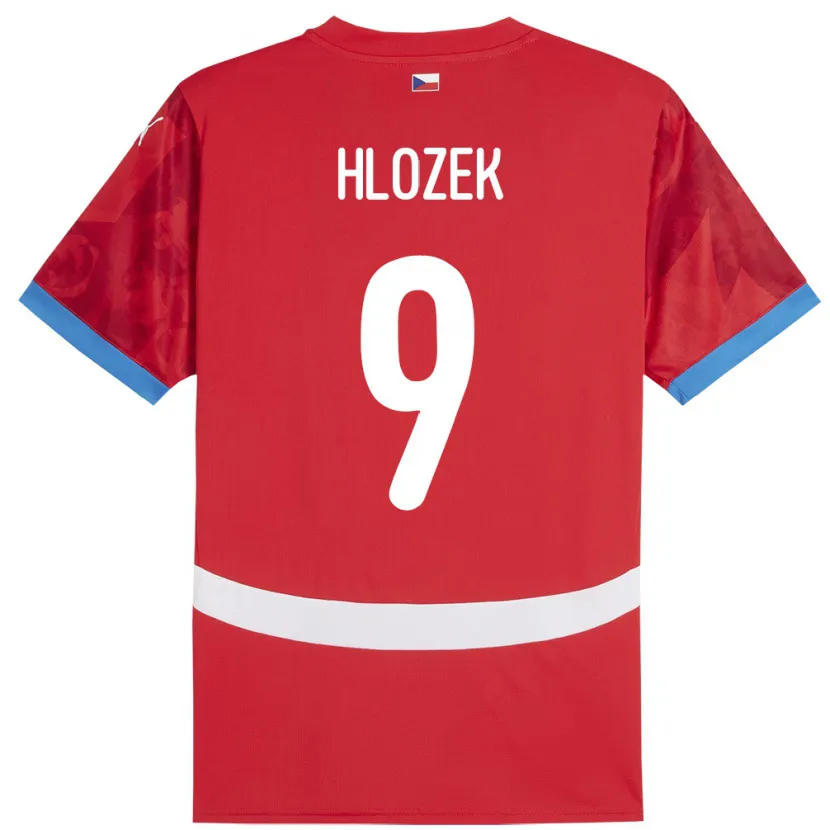 Danxen Dětské Česko Adam Hlozek #9 Červené Domů Hráčské Dresy 24-26 Dres