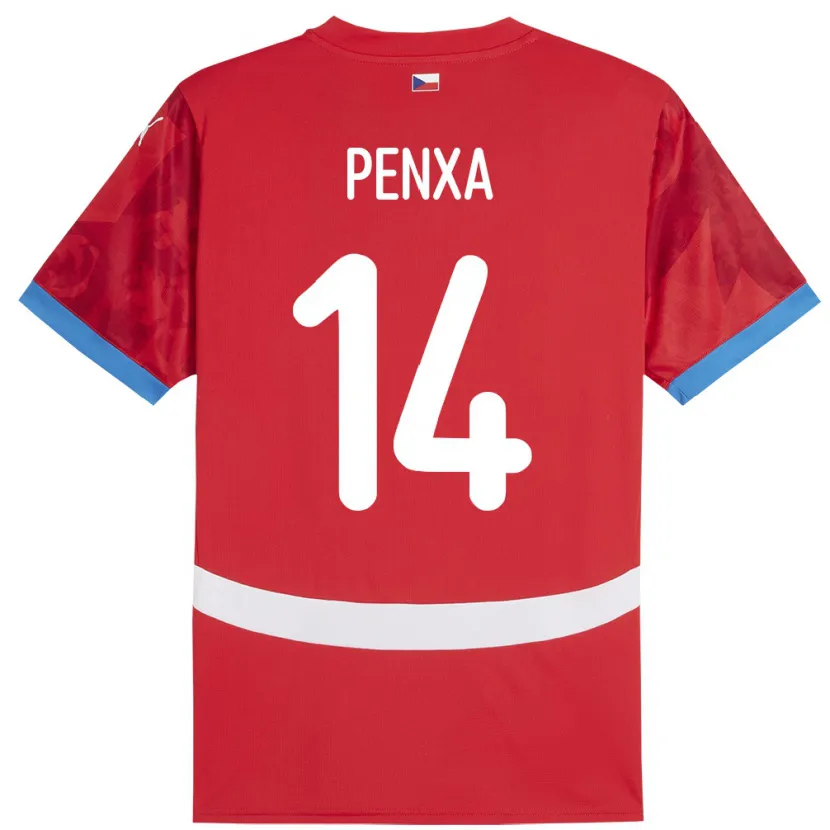 Danxen Dětské Česko Ondrej Penxa #14 Červené Domů Hráčské Dresy 24-26 Dres
