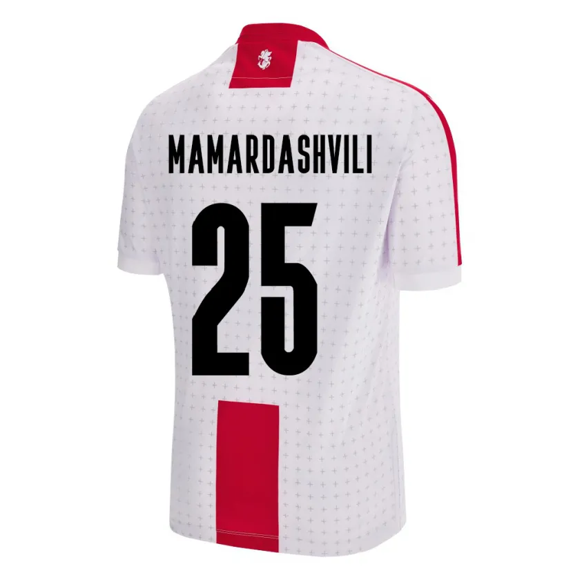 Danxen Dětské Georgia Giorgi Mamardashvili #25 Bílý Domů Hráčské Dresy 24-26 Dres