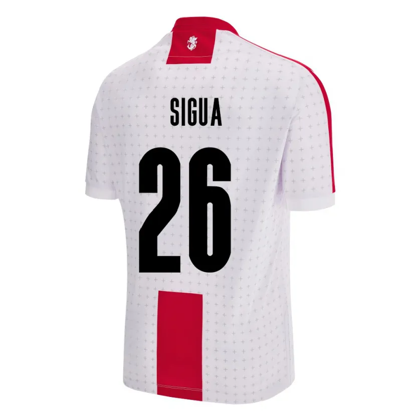 Danxen Dětské Georgia Gabriel Sigua #26 Bílý Domů Hráčské Dresy 24-26 Dres