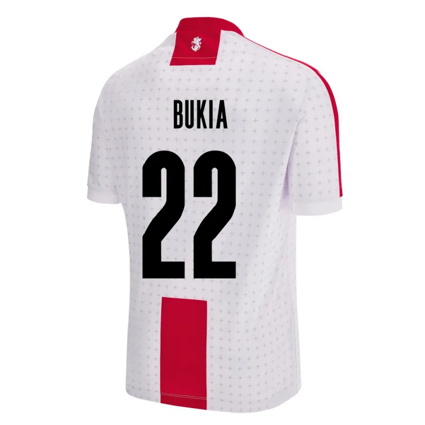 Danxen Dětské Georgia Davit Bukia #22 Bílý Domů Hráčské Dresy 24-26 Dres