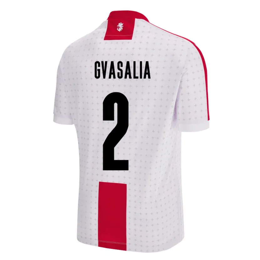 Danxen Dětské Georgia Giorgi Gvasalia #2 Bílý Domů Hráčské Dresy 24-26 Dres